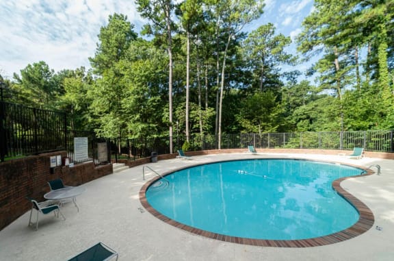 Swimming pool at Villas on Briarcliff, Atlanta GA