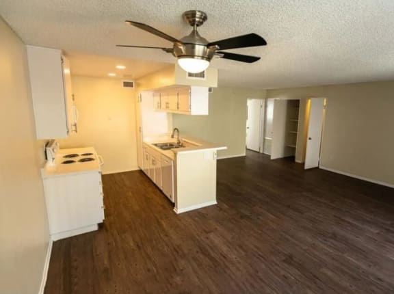 Canyons at Santa Clarita Apartment wood inspired flooring