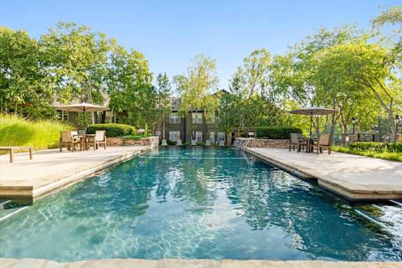 Large Crystal Clear Shimmering Pool at Deer Creek Apartment Homes, Overland Park, 66213