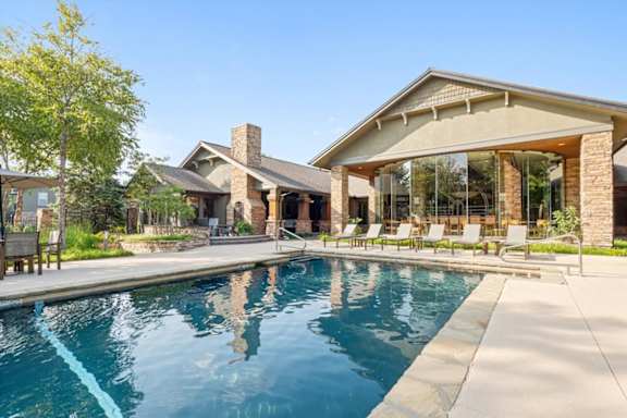 Classic Swimming Pool View at Deer Creek Apartment Homes, Kansas, 66213