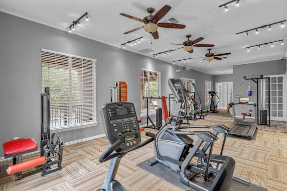 Fitness Center at The Clairborne Apartment Homes, TX, 75050