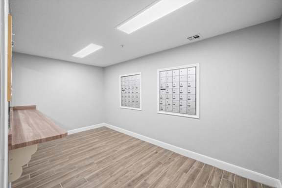 Unfurnished Living Area at The Claremont Apartment Homes, Overland Park Kansas