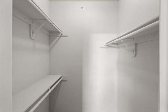 Built-In Shelving In Closet at Crowne Chase Apartment Homes, Overland Park
