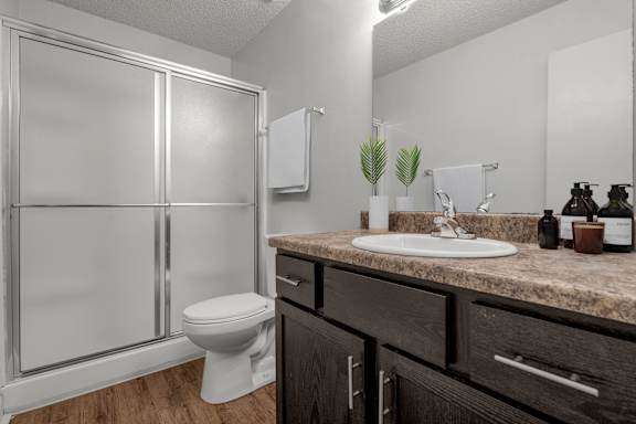 Luxurious Bathroom at Cloverset Active Adult Apartments, Kansas City