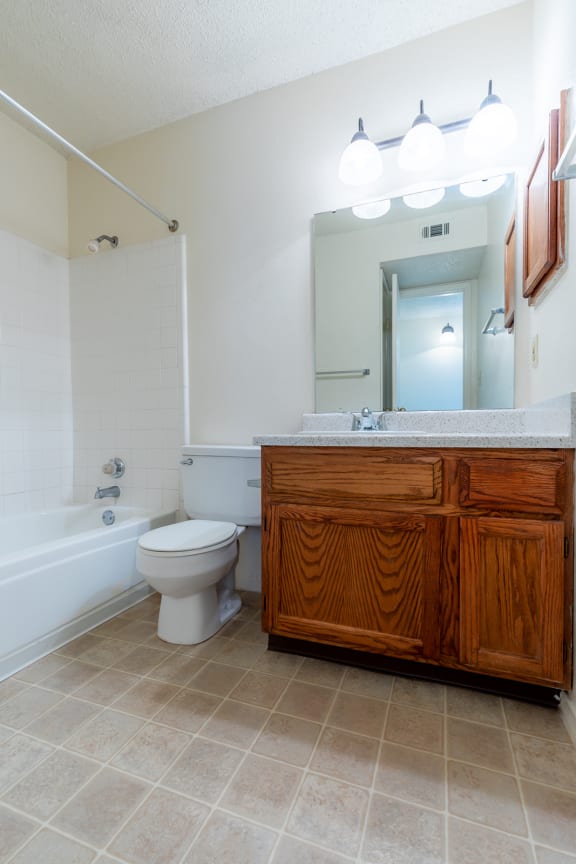 Bathroom1at Coventry Oaks Apartments, Overland Park, Kansas