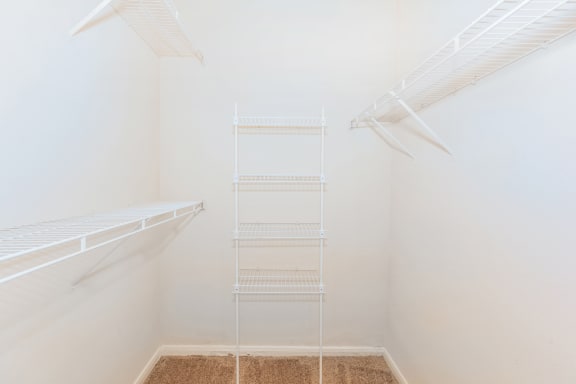 Closet space at Crescent, Lenexa, KS