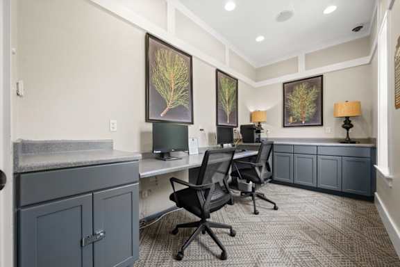Business Center at Stonepost Lakeside Apartment Homes, Olathe, Kansas