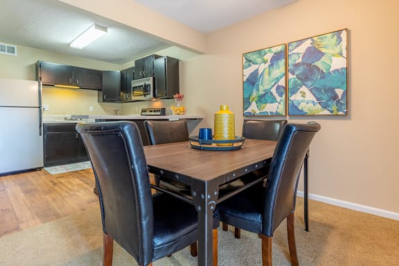 Dining space at Preston Court Apartments, Overland Park, 66212