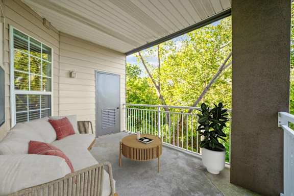 Large Patio at The Claremont Apartment Homes, Kansas, 66210