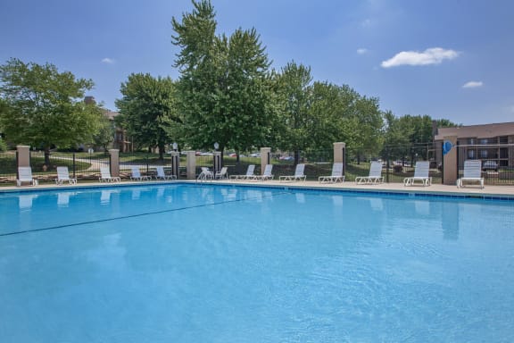 Swimming Pool With Relaxing Sundecks at Millcreek Woods Apartments, Olathe, 66061
