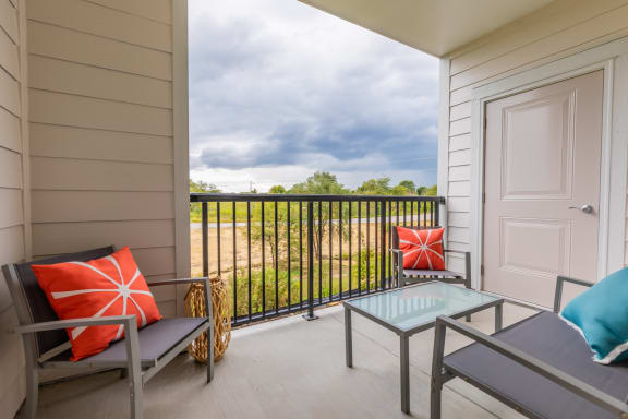 Large Private Patios & Balconies at The Residences at Bluhawk Apartments, Overland Park, KS