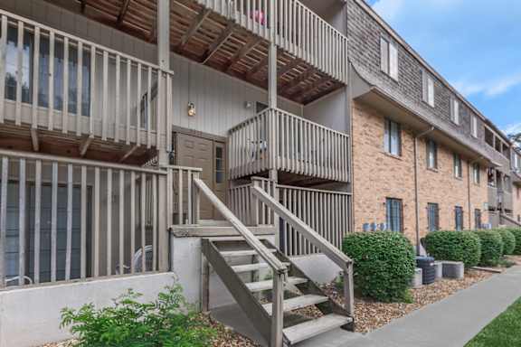 Entry of the apartment at Malvern Hill, Kansas City, KS