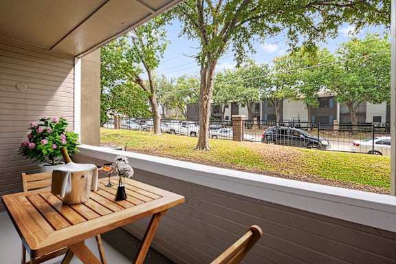 Private Balconies and Patios at Creekview Apartment Homes, TX, 75254
