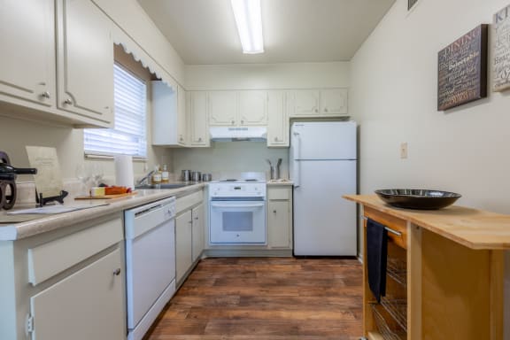 Renovated Kitchen at Louisburg Square Apartments & Townhomes, Kansas, 66212