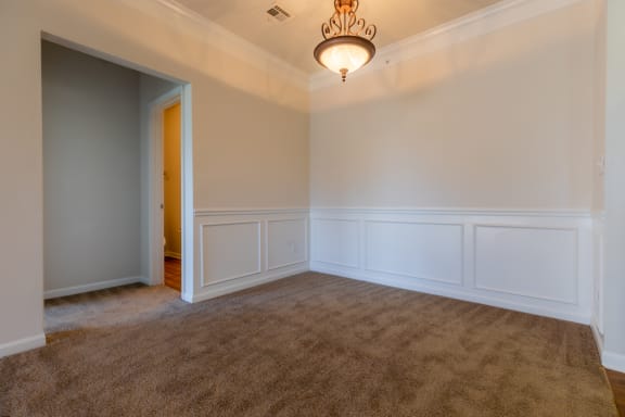 Wooden flooring with ceiling fan and light1 at Wynnewood Farms Apartments, Overland Park, 66209