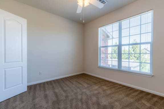 Window with ceiling light at Wynnewood Farms Apartments, Overland Park, KS, 66209