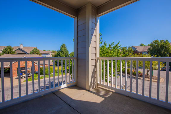 Balcony view2 at Wynnewood Farms Apartments, Overland Park