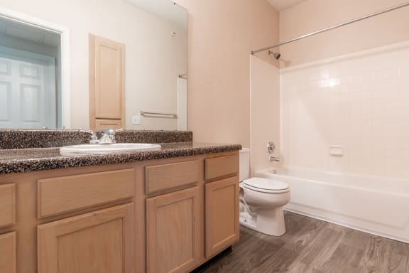 Spa Inspired Bathroom at Crowne Chase Apartment Homes, Overland Park, KS, 66210