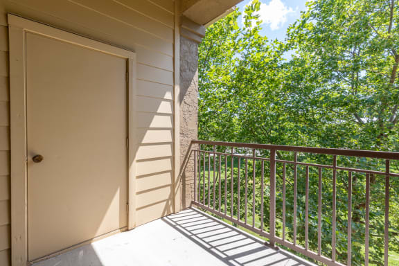 Spacious Balcony at Crowne Chase Apartment Homes, Overland Park