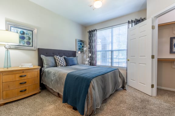 Well Appointed Bedroom at Crowne Chase Apartment Homes, Overland Park
