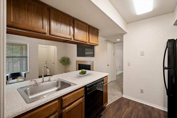 Dishwasher included in each home at Waterford Place Apartments & Townhomes in Overland Park, KS