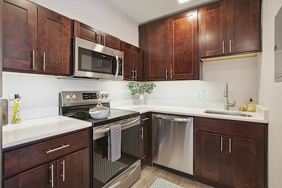 Premium Package Espresso Cabinet Kitchen