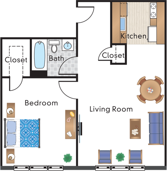 a floor plan of a house