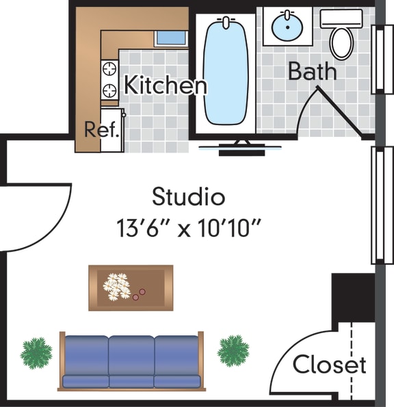 Renovated Studio - 05 Tier