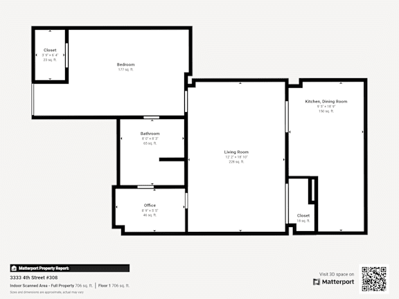 a floor plan of a house with three different floors
