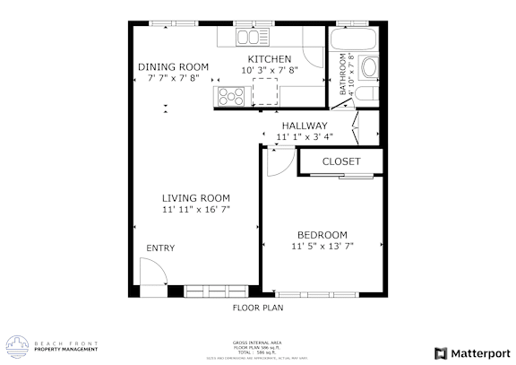 a floor plan of a house with a bedroom and a living room