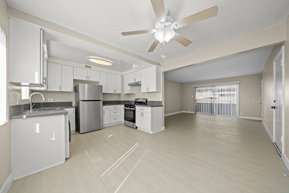 Renovated kitchen with new appliances