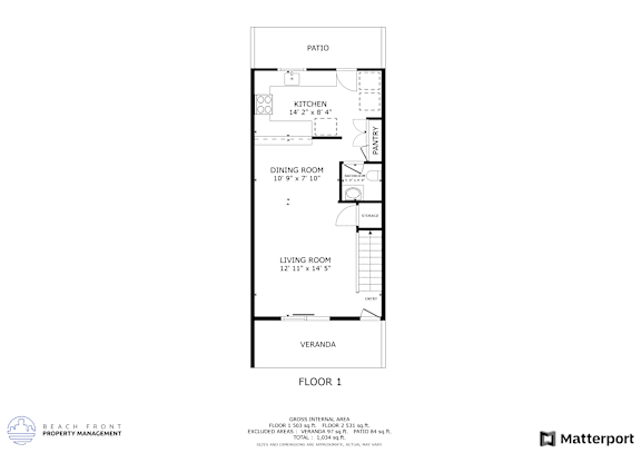 Floor Plan  the floor plan of room 1 at the sentinel residences