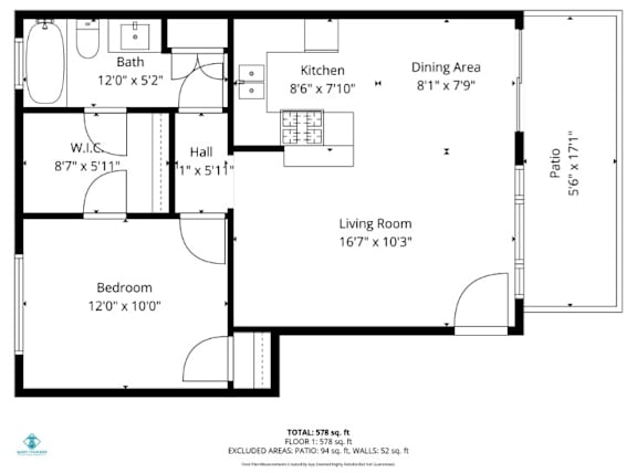 A black and white image of a floor plan for a house.