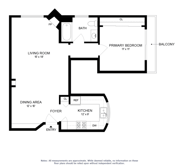 a floor plan of a house with a bedroom and a living room