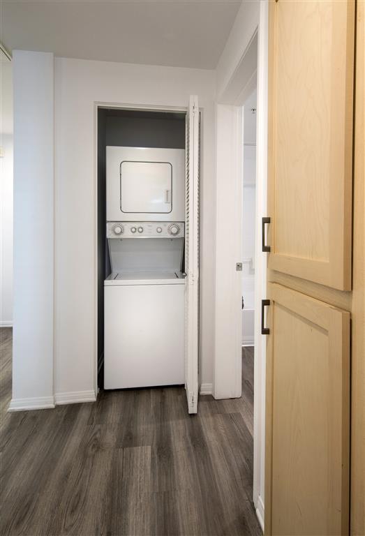Stackable Washer and Dryer in Apartment at 1724 Highland Ave