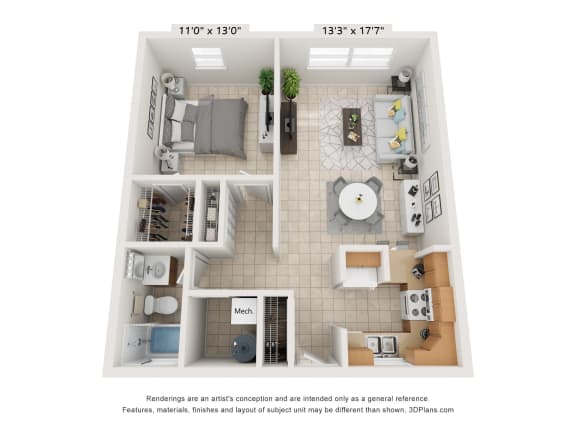 A1 Floor plan