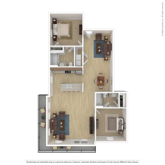 a floor plan of a 1 bedroom floor plan with a bathroom and a living room