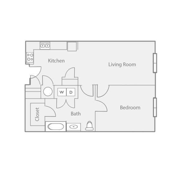bedroom floor plan | apartments in pittsburgh pa | the mille brookhaven apartment
