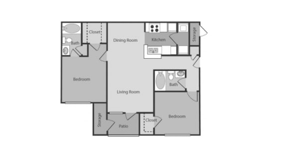 my home in a floor plan