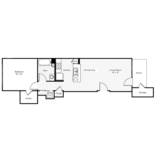 the floor plan of hillside house