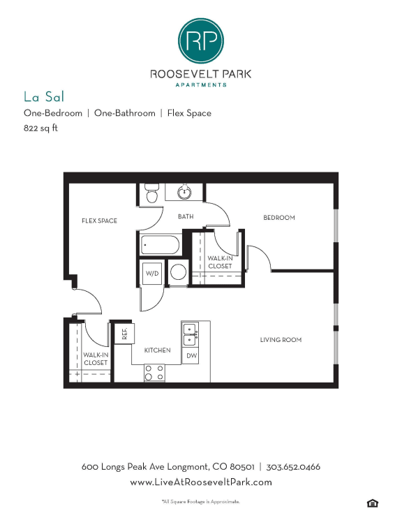 Floor Plans of Roosevelt Park in Longmont, CO