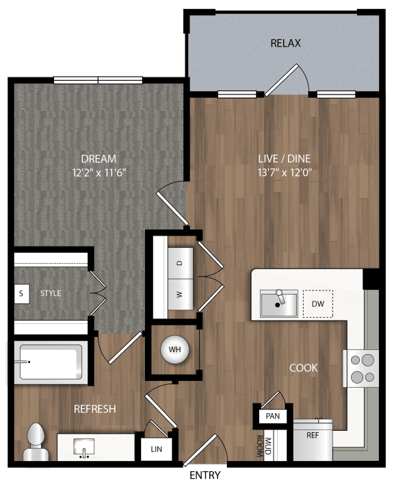 a2 floor plan in midland tx apartments
