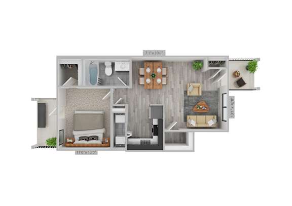 A black and white diagram of a house layout with labeled rooms.