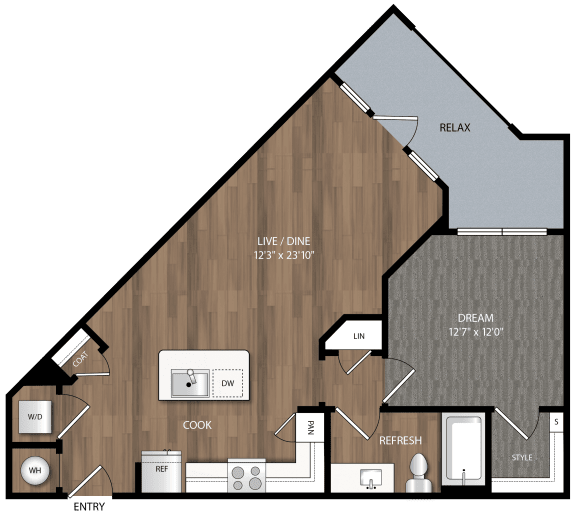 a3 floor plan in midland tx apartments