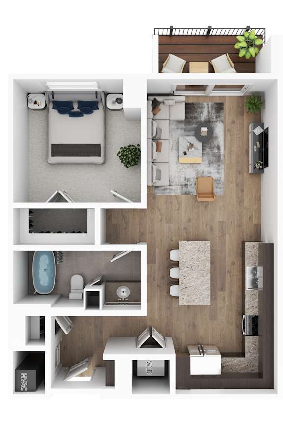 A series of images showing different rooms of a house.