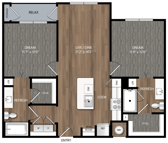 b1 floor plan in midland tx apartments