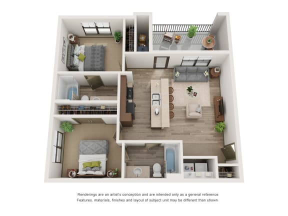 2 bedroom apartment
