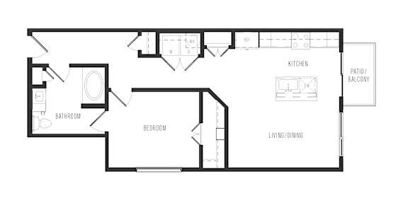 a5a floor plan in dallas texas apartments