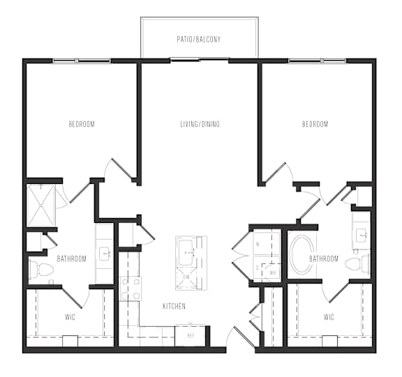 b1 floor plan in dallas texas apartments