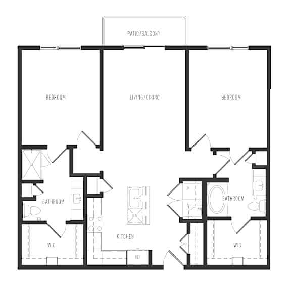 b1a floor plan in dallas texas apartments